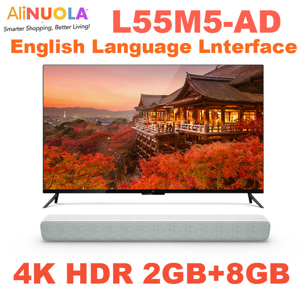 Xiao TV 4 55INCH L55M5-AD 55-inch cinema version 4K HDR 4.9MM Smart Voice/support full-format Dolby DTS-HD 4K Ultra HD Free Shipping