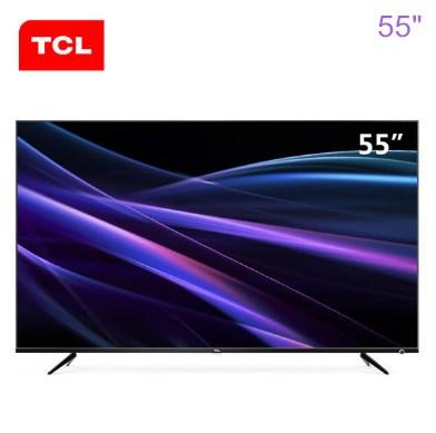 TCL 55-inch Seamless Ultra-thin Artificial Intelligence Quick View Conchs sound Hi-Fi TV Ultra HD 4K TV Free Shipping