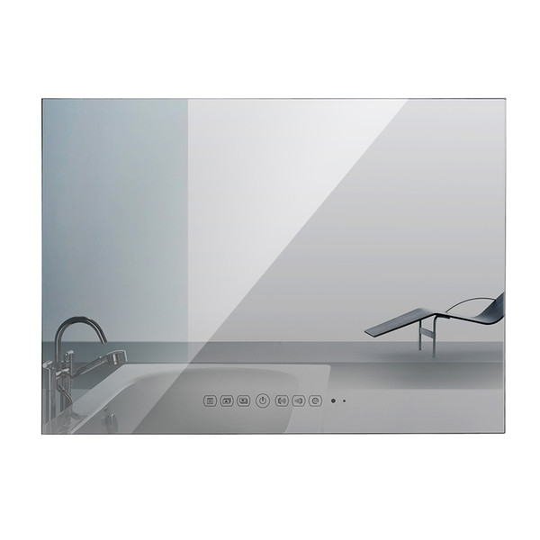 Soulaca 15.6inch Bathroom Mirror TV Waterproof TV For SPA Home Wall Mounted Tabletop Retail Advertising