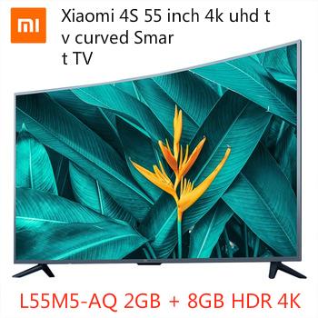 New Model Cheap Chinese Xiaomi TV 55 Curved TV 4K Surface L55M5-AQ 2GB+8GB HDR 4K Ultra HD Support Full Format Playback Sound DTS-HD