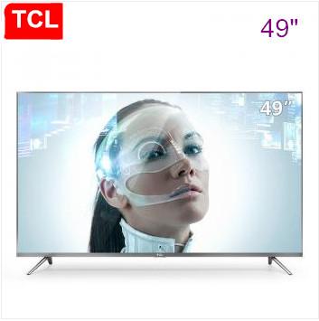 TCL ultra-high-definition slim metal intelligent voice 49 inch aluminum frame / 4K + HDR resolution 3840 * 2160 hot new products free shippi