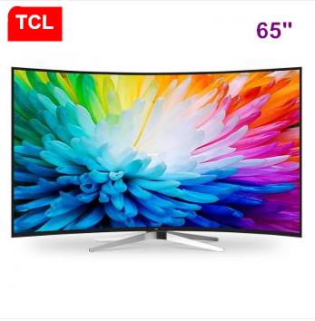 TCL 65 inch ultrathin curve surface EDITION 110% High color gamut Superimposed side-in backlight Quantum Dot Ultra HD 4K TV Industry First