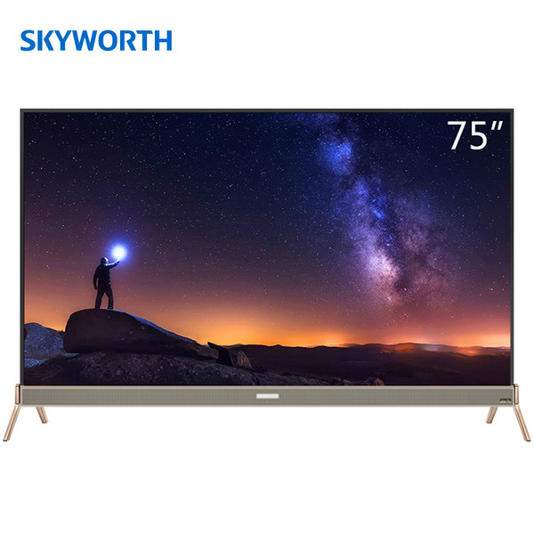 Original Skyworth 75G6D 75 Large Screen HDR Artificial Intelligence 4K Ultra HD Quad Core ROM 16GB Smart Internet Flat TV