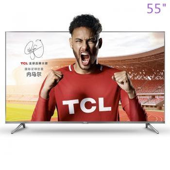 TCL ultra-high-definition slim metal intelligent voice 55 inch aluminum frame / 4K +HDR resolution 3840 * 2160 hot new products free shippin