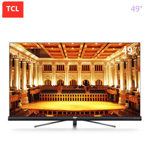 TCL 49-inch star screen full screen harman kardon sound full ecological HDR+4K artificial intelligence ultra hd TV free shipping!