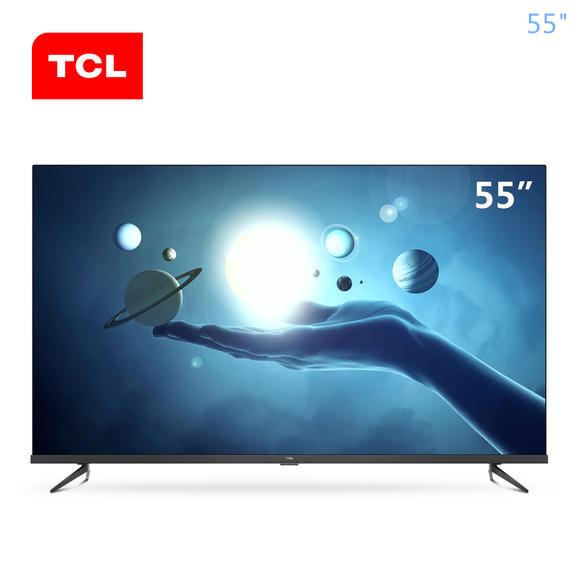 TCL color TV series (new product)55-inch 4K+ full ecological HDR 4d scene full scene AI flat screen TV free shipping!