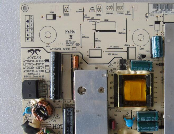 AY072D-4SF11 AY072D-4SF01 ME-2699 KYL-3209 Power board Original Working