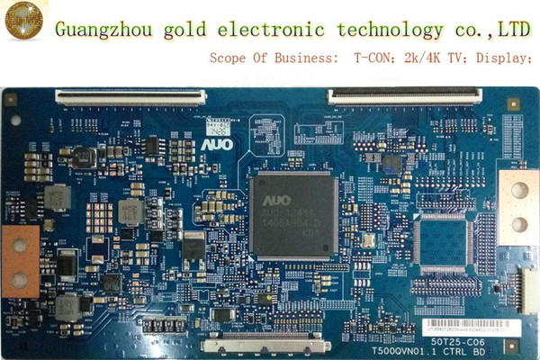 Original AUO logic board T500QVN01.1 50T25-c06 T-CON board CTRL board Flat TV Parts LCD LED TV Parts