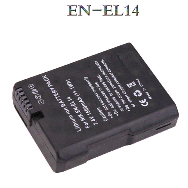 2pcs Decoded ENEL14 bateria EN EL14 EN-EL14 Battery For nikon Coolpix D3100 D3200 D3300 D5100 D5200 D5300 P7000 P7100 en-el14a