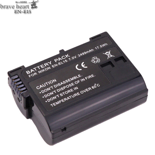 rave heart 2x EN EL15 ENEL15 EN-EL15 Battery pack for Nikon D500,D600,D610,D750,D7000,D7100,D7200,D800,D800E, D810, D810A&1 v1 wholes...