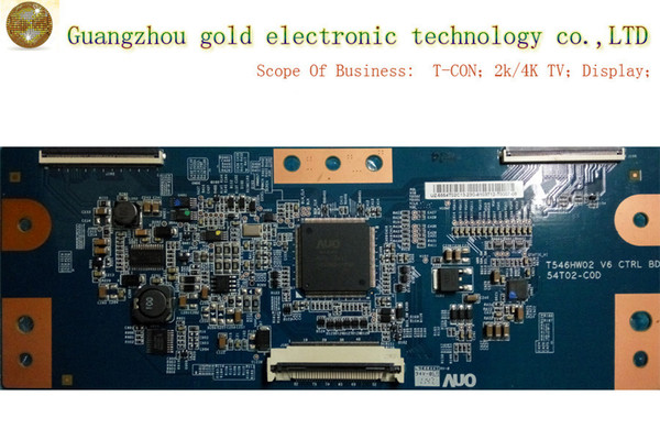 Original AUO logic board T546HW02 V6 54T02-C0D T-CON board CTRL board Flat TV Parts LCD LED TV Parts