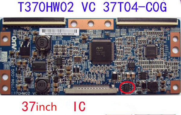 Original AUO logic board T370HW02 VC 37T04-C0G T-CON board CTRL board Flat TV Parts LCD LED TV Parts