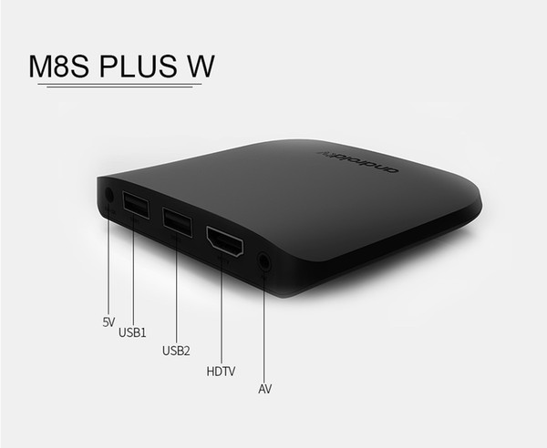 Mecool M8S PLUS W Android 7.1 1G 8G 2.4G WIFI 4K TV Box Amlogic S905W IPSTB HDMI DHL