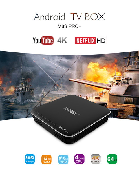 MECOOL M8S PRO + 2G 16GB Android 7.1 TV BOX S905 4K HD STALKER 4CORE 64BIT IPSTB