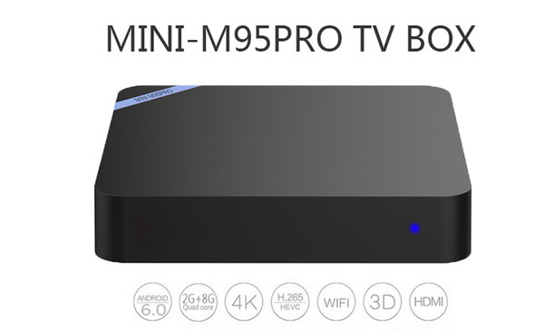 Mini M95 Pro S905X Android 6.0 Streaming Media Player 2GB + 8G Quad Core Android TV Box