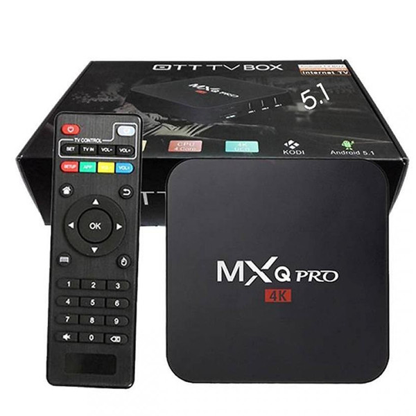 MXQ pro 4K TV Box Ultimate HD 16.1 Android 5.1 smart tv box 1gb 8gb Quad Core 2.0GHz Hardware Decoding WIFI Miracast