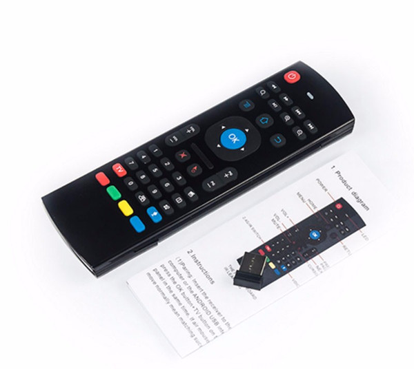 2.4G Remote Control MX3 Air Mouse Wireless Mini Keyboard With IR Learning Mode smart Remote Control Keyboard for Android TV Box