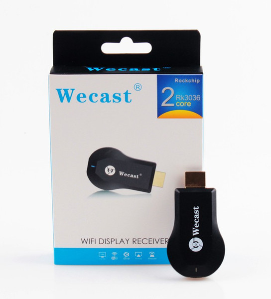 Wecast Rockchip 2 RK3036 Core 2017 New TV Stick HDMI Miracast DLNA Wireless WiFi Display Receiver Dongle Media Player Support Airplay