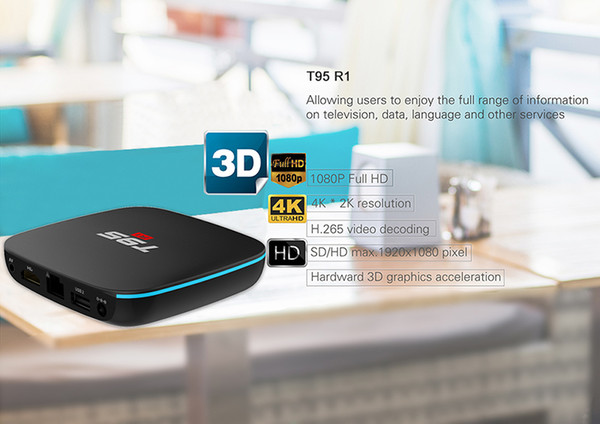 Excellent Quality T95 R1 Quad Core Amlogic S905W 1GB+8GB or 2GB+16GB Android 7.1 TV Box Arabic IPTV Streaming Media PlayeR