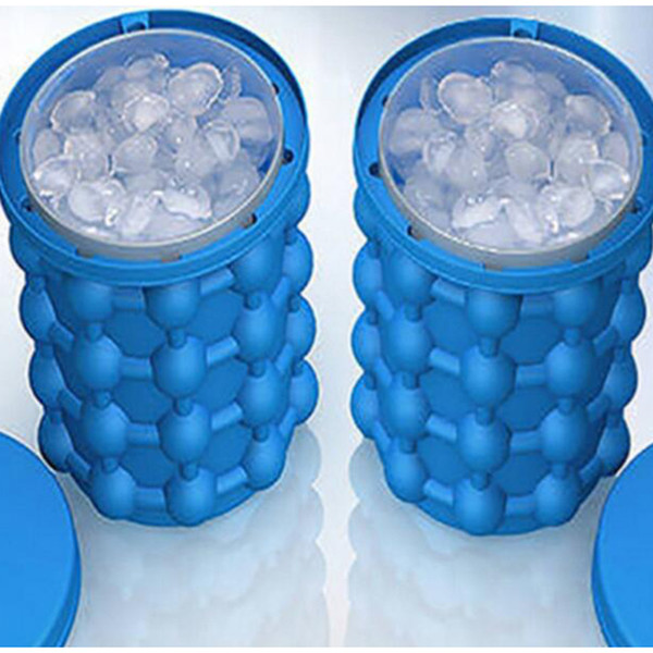 13.2*14.1cm New Ice Cube Maker Genie The Revolutionary Space Saving Ice Cube Maker Ice Genie Kitchen Tools by ottie