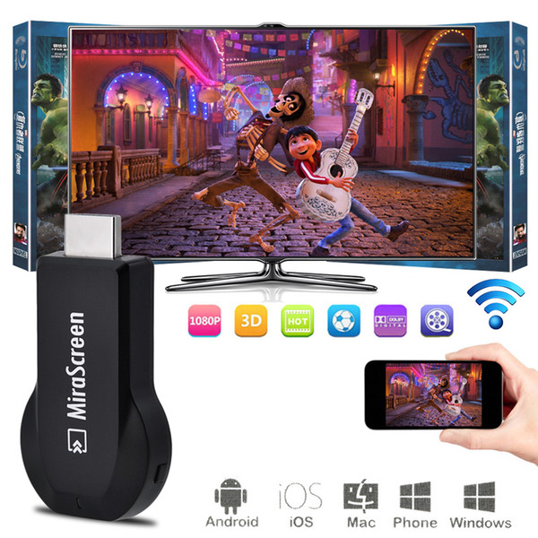 128M TV Stick Wireless HDMI WiFi Display OTA TV Dongle Video Audio Receiver DLNA Airplay Miracast Anycast for Apple Android