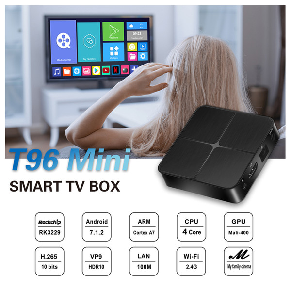 Android TV Box OTT TV Box 4K blackpcs Digital converter UHD UK/US Quad Core 8G 2.4G WIFI Media Player