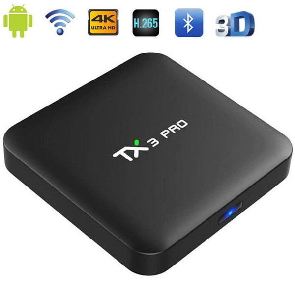 TX3 PRO Android 7.1 TV Box Amlogic S905W KD Krypton Loaded WiFi Build 1GB 8GB Better X96 MXQ PRO Smart TV Box A133