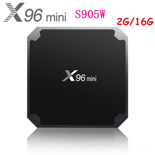 X96 mini Android Box 2GB 16GB Amlogic S905W Android TV Box X96MINI MEDIA PLAYER good quality free shipping By DHL