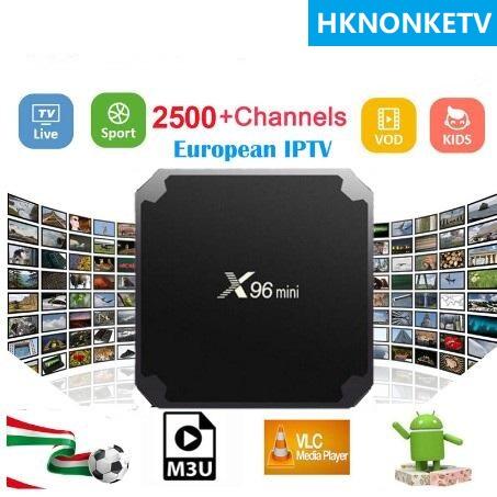 HKNOKETV IPTV 1 year European sweden italy IPTV Support for Android tv box APK m3u Smart tv x96mini