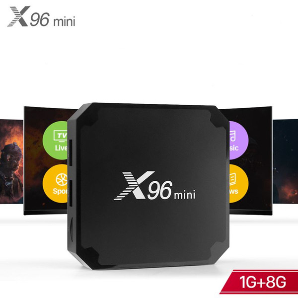 Hot selling X96 mini 1GB 8GB Android 7.1.2 TV Box 4K Amlogic S905W HD smart tv box Media Box