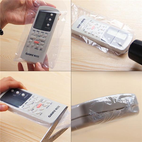 5pcs/bag C-302 27*11CM Heat Shrink Film TV Air-Conditioner Video Remote Control Protector Cover