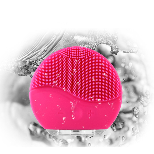 Silica gel electric cleanser USB rechargeable waterproof cosmetology instrument wash face brush