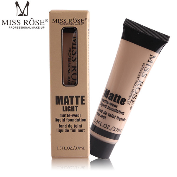 Hot Makeup MISS ROSE Liquid Foundation Faced Concealer highlighter makeup Fair/Light contour Concealer Base Makeup