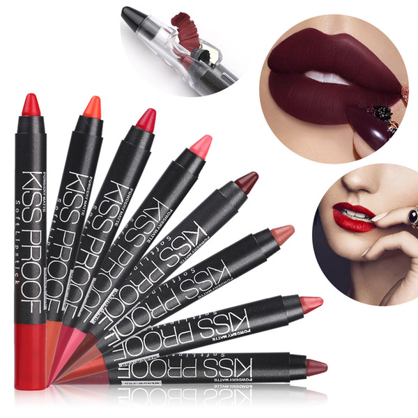 108PCS M.n Menow Makeup Matte kissproof lipstick with long lasting effect Powdery Matte Soft Lip stick 19colors P13016