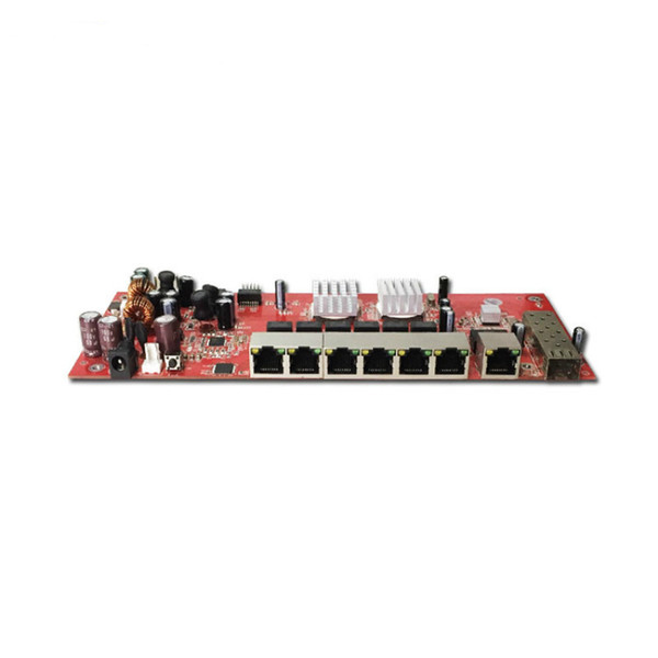 OEM/ODM 9 port gigabit SFP switch module support AF/AT 10/100/1000Mbps