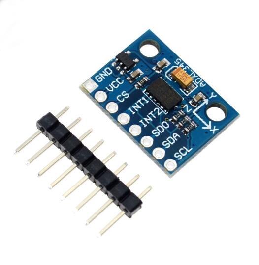 Free Shipping! Free Shipping 1 PCS/LOT GY-291 ADXL345 Digital triaxial acceleration of gravity inclination Module IIC / SPI transmission