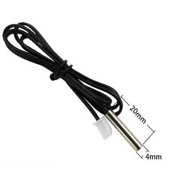 10pcs/lot meter XH-T106 waterproof temperature sensor probe High precision temperature measurement 4*20mm 10K/B3950 thermistor NTC probe