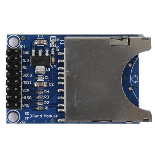 Free shipping! 1pc/lot SD Card Slot Socket Reader Module For Arduino 5V/3.3V Module for MP3 Player MCU/ARM System Control