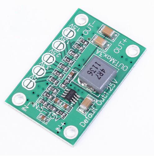 Free shipping! 3pcs/lot Step Down Power Module 5-16V To 1.25V/1.5V/1.8V/2.5V/3.3V/5V Universal Adjustable Voltage Converter Board