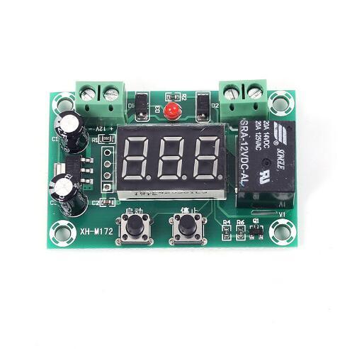 Free shipping! 1pc/lot XH-M172 DC 12V Delay Relay Module Cycle Timer 1-999min Intermittent Work Mode PWM Type