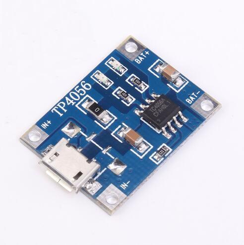 20pcs/lot TP4056 5V 1A Micro USB Charger Module 18650 Lithium Battery Charging Board Free Shipping High Quality