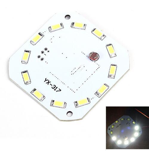 Free shipping!1pc Human Microwave Sensor LED Board Radar Sensor 7W DC 16-28V SMD Smart Light Control Active Sensors for Intelligent Lighting