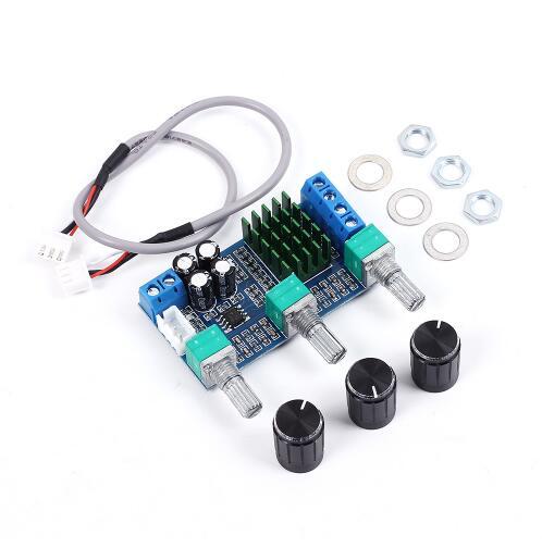 Free shipping! 1pc XH-M567 TPA3116D2 Digital Power Amplifier Board DIY Audio Amplifier Module for Home Theater Phone Computer Dual Channel 8