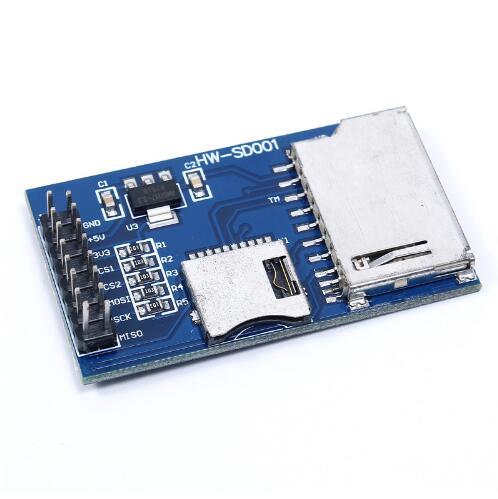 Free shipping! 1pc/lot SD Card Module TF Card Module Micro SD Development Board MCU Microcontroller SPI for Arduino/51/AVR/ARM