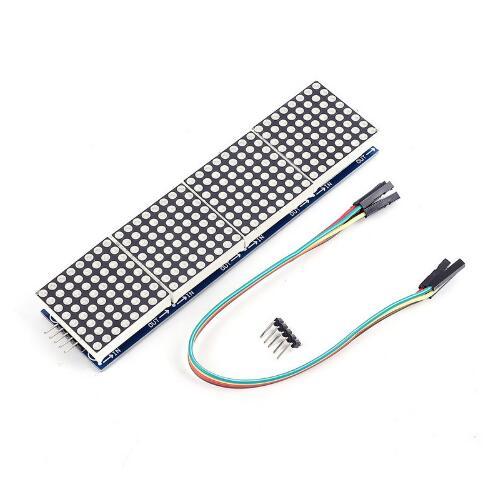 Free shipping!1pc MAX7219 Dot Matrix Module 8x32 MCU Control Drive Module Display Drive Module LED Matrix Max7219 LED Matrix Controller