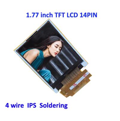 Free Shipping! Free Shipping 1 PCS/LOT 1.77 inch 1.8 inch LCD module 14pin display panel SPI interface TFT177F254FPC