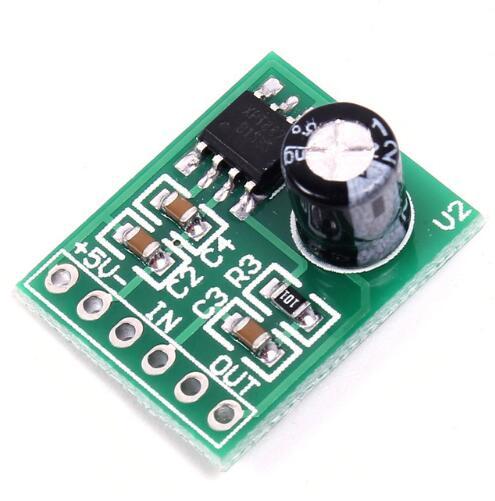 Free shipping! 1pc/lot DC 5V Mini Mono Audio Amplifier Board Stereo Single Channel 5W Digital Amplifier Module Single Sound Track XTP8871 88