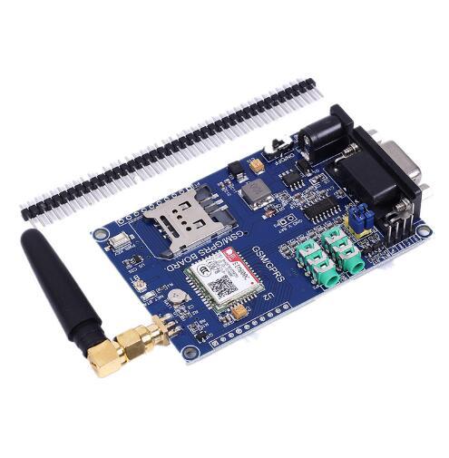 Free shipping! 1pc/lot SIM800C Development Board Module Support GSM GPRS 3.3/5V TTL Level Control DC 6-24V For Arduino 51 MCU