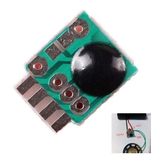 Free shipping!10pcs Siren Music Integration Module 3V Alarm Voice Sound Chip Module Police Music for DIY/Toy