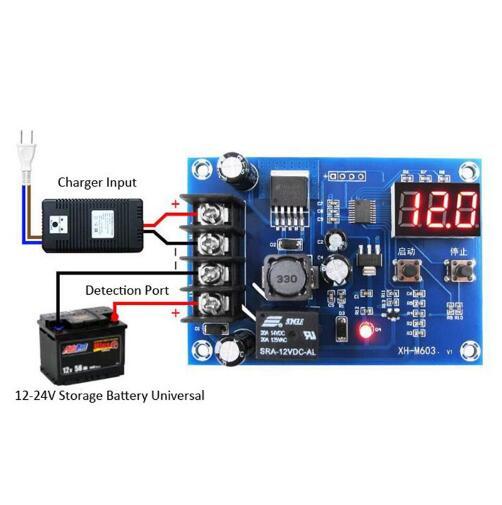 1pc XH-M603 Charging Control Module 12-24V Storage Lithium Battery Charger Control Switch Protection Board New Original High Quality